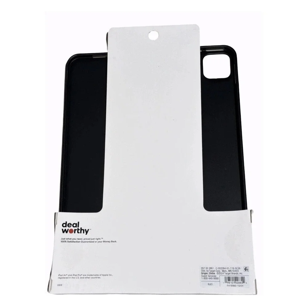 Deal Worthy Black Tablet Case for iPad Air & iPad Pro 11 AAB1-32 NEW